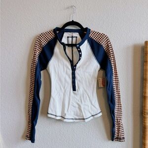 NWT FP Movement ‘Kick Off Layer’ Henley Top